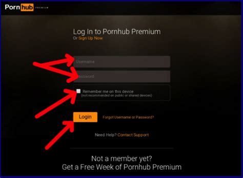 premium pornhub|Recover Username and Password